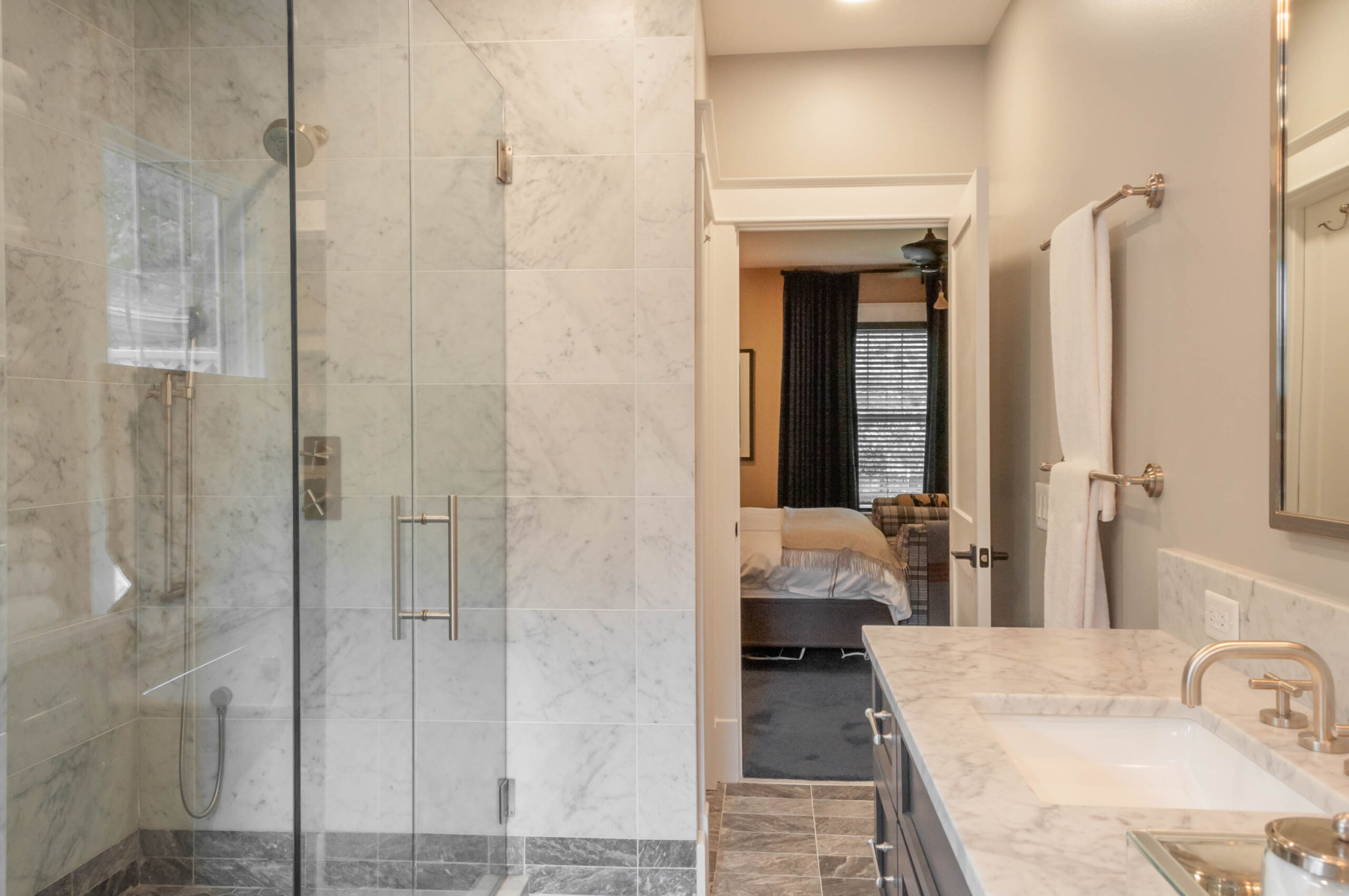 Bathroom renovation in progress in a Nashville home
