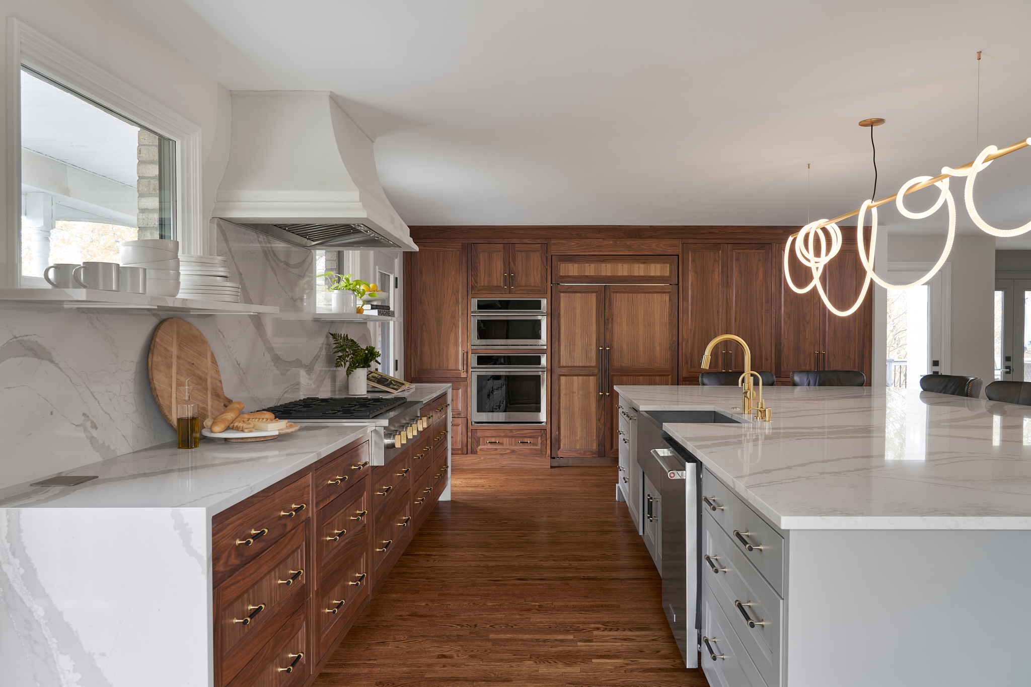 Finished kitchen remodel by The Dan Company