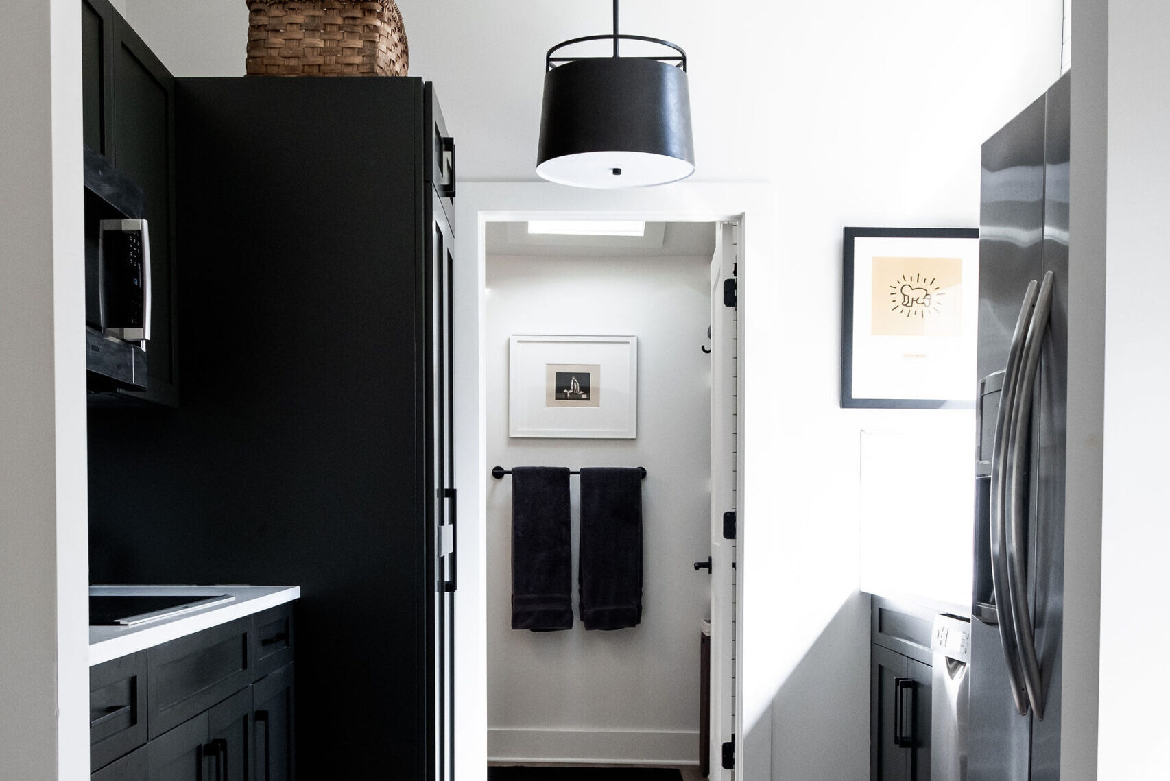 Renovated interior of a fully remodeled East Nashville home